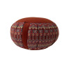 Morocco Terracotta Meditation Cushion with 100% natural buckwheat hulls