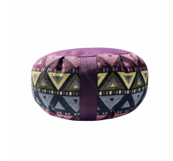 Подушка для медитації Дзафу Геометрія Purple