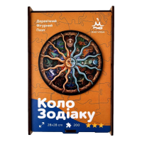 Figured wooden puzzles Circle of the zodiac 