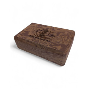 Йога блок Bavar Sport Brown Lotus Йога блок Bavar Sport Brown Lotus