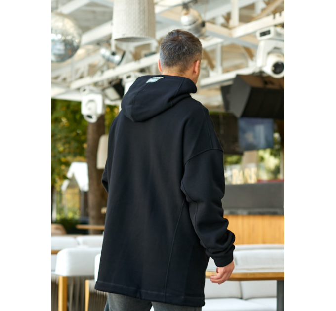 Warm Mans Black Hoodies