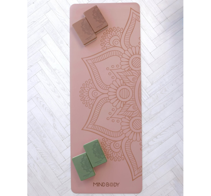 MANDALA Yoga Mat Cappuccino | Mind Body