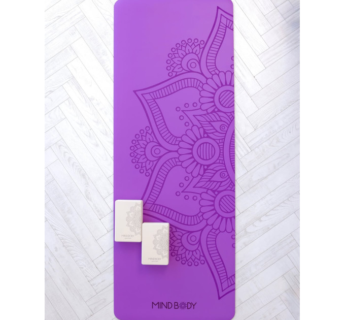MANDALA Yoga Mat Violet | Mind Body