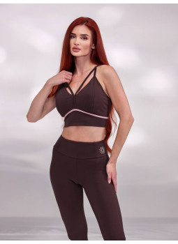 Women's top Vyra (brown)