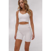 Women's cycling shorts Wide Belt Ivory