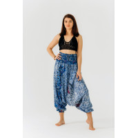 Aladdin pants Sapphire Mosaic blue