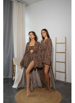 Домашній костюм Afina Leopard