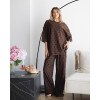 Brown Amelia Home Set — Soft Jersey Knit and Relaxed Everyday Comfort