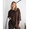 Brown Amelia Home Set — Soft Jersey Knit and Relaxed Everyday Comfort