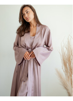 Anetta Cream Silk Maxi Robe Anetta Cream Silk Maxi Robe