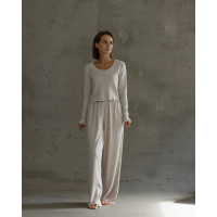Pajama suit Lana Beige