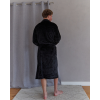 Men's Black Bathrobe