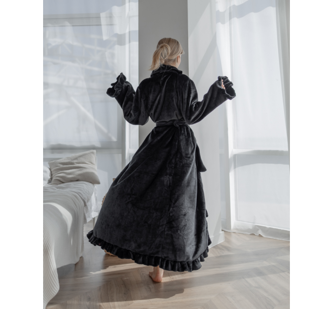 Халат Mari maxi Black