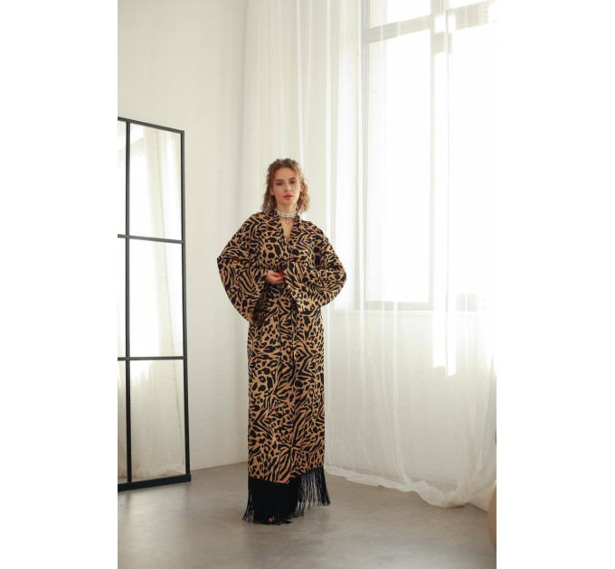 Домашній халат Samira Leopard