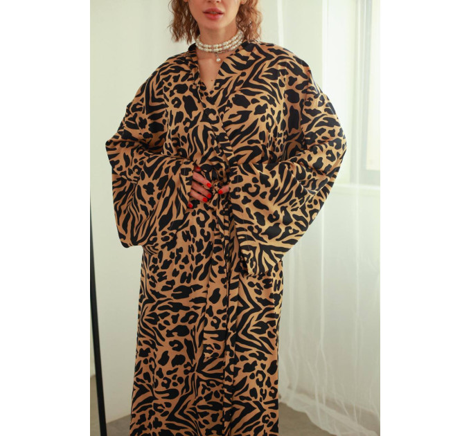 Домашній халат Samira Leopard