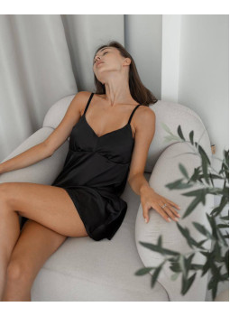 Gloria Black Armani Silk Nightgown Gloria Black Armani Silk Nightgown