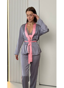 Suzanne Gray Three-Piece Pajama Set Suzanne Gray Three-Piece Pajama Set