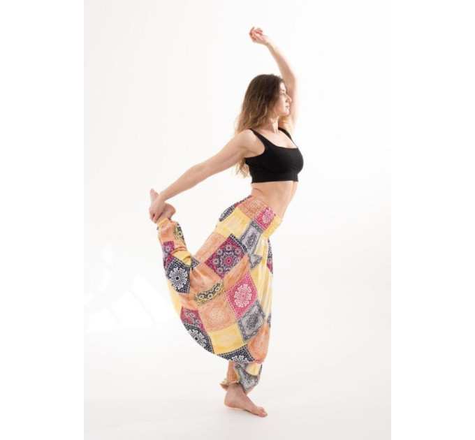 Шаровари Аладіни Vibrant Mandala RAO WEAR — свобода рухів і яскравий