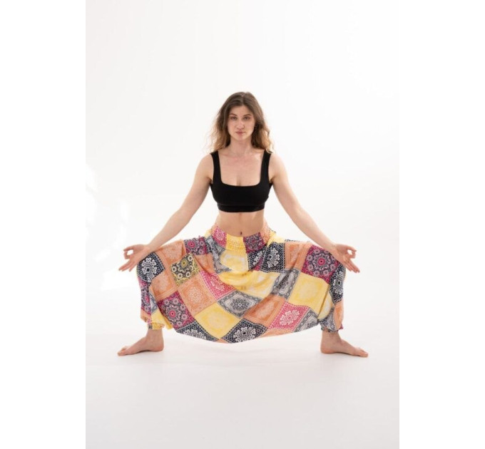 Шаровари Аладіни Vibrant Mandala RAO WEAR — свобода рухів і яскравий