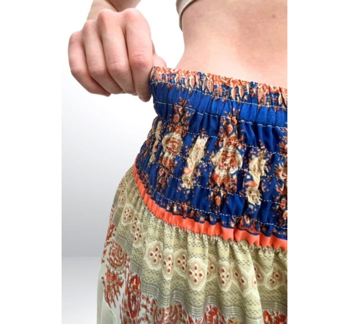 Шаровары Аладдины Paisley RAO WEAR — восточный орнамент, свобода движений и трансформация в комбинезон
