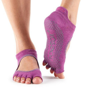 Шкарпетки для йоги Half Bellarina Mulberry Batik Toesox Шкарпетки для йоги Half Bellarina Mulberry Batik Toesox