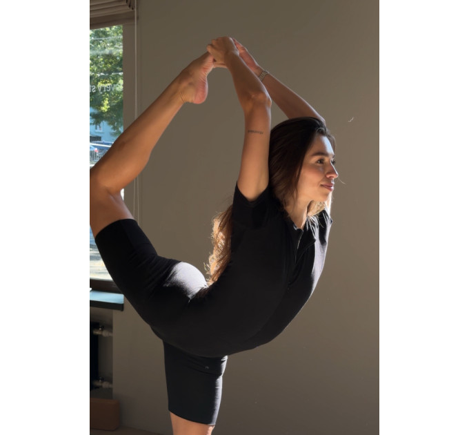 Black Kabo-Verde Soft Touch Cotton Sports Jumpsuit