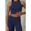 Женские спортивные лосины из натуральной ткани Gatino Deep Blue