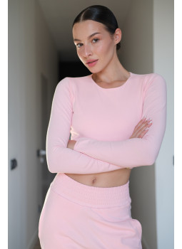 Лонгслив Камилья розового цвета Zenwear