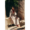 OKINAWA Gray Linen Kimono | Zenwear