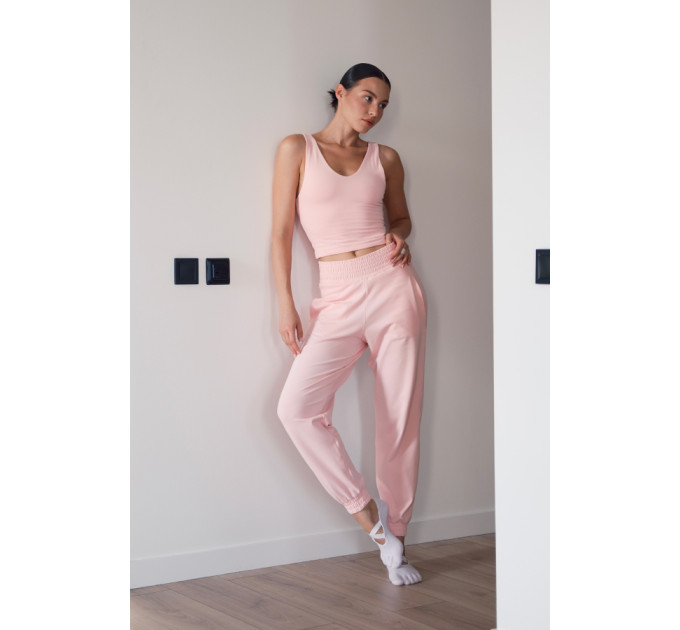 Kandi Top by Zenwear in Pink — Clean Design and Comfort