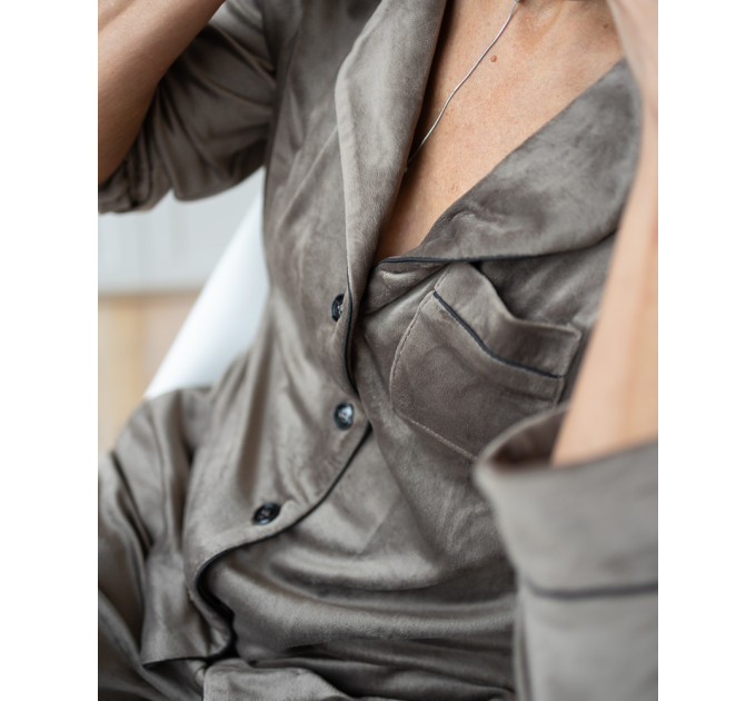 Jeny Brown pajama suit
