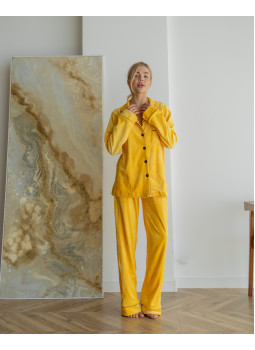 Jeny Yellow pajama suit Jeny Yellow pajama suit