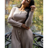Mariel Beige pajama suit