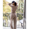 Mariel Beige pajama suit