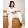 Mariel White pajama suit