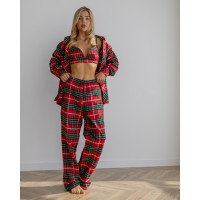 Pajama suit Vanessa Red-Green