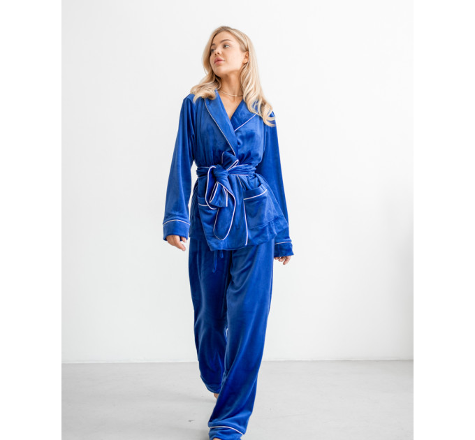 Eva Blue pajama suit