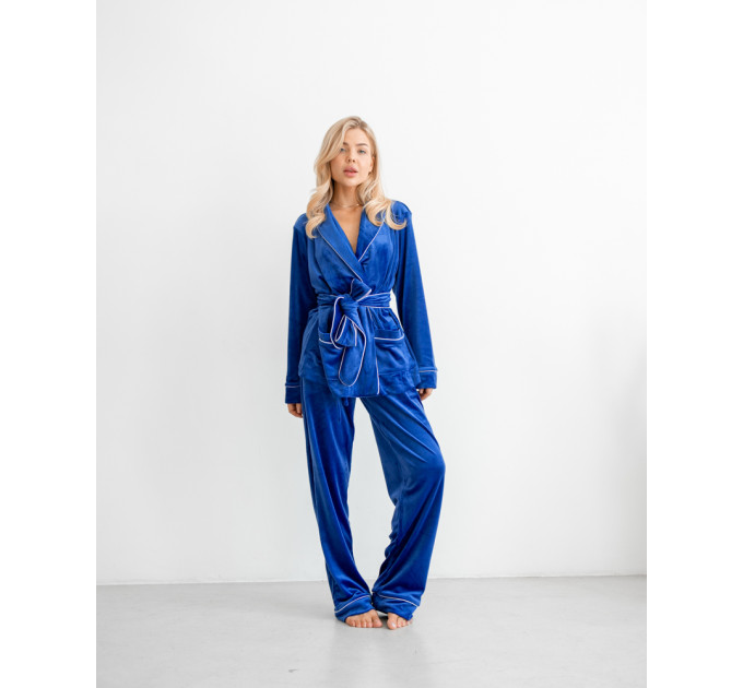Eva Blue pajama suit