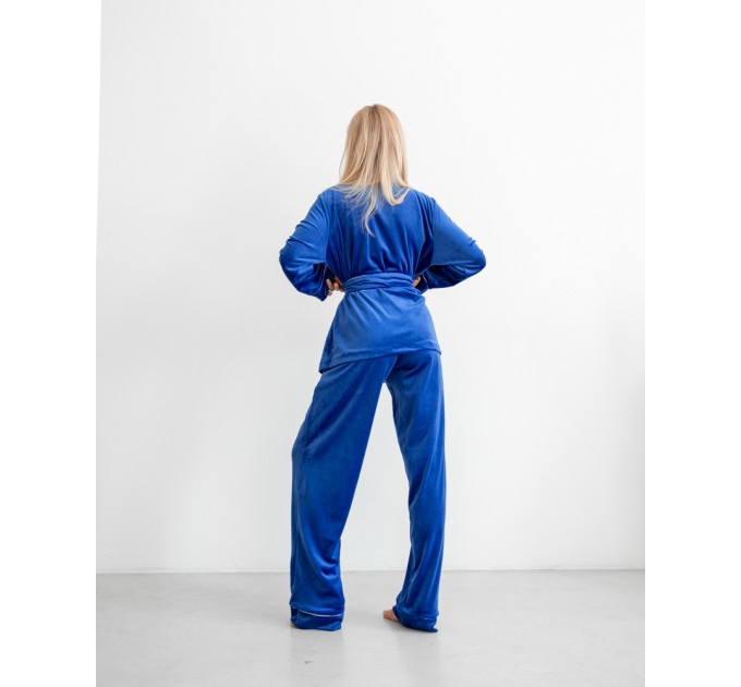 Eva Blue pajama suit