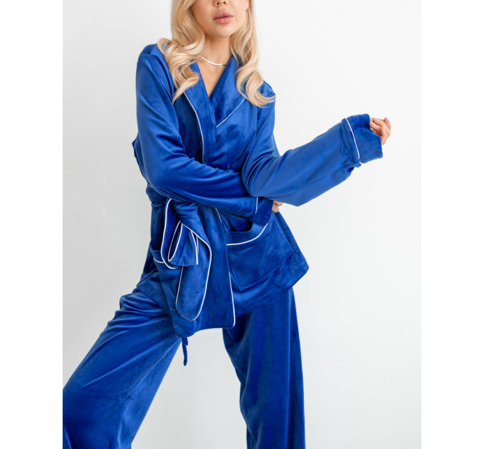 Eva Blue pajama suit