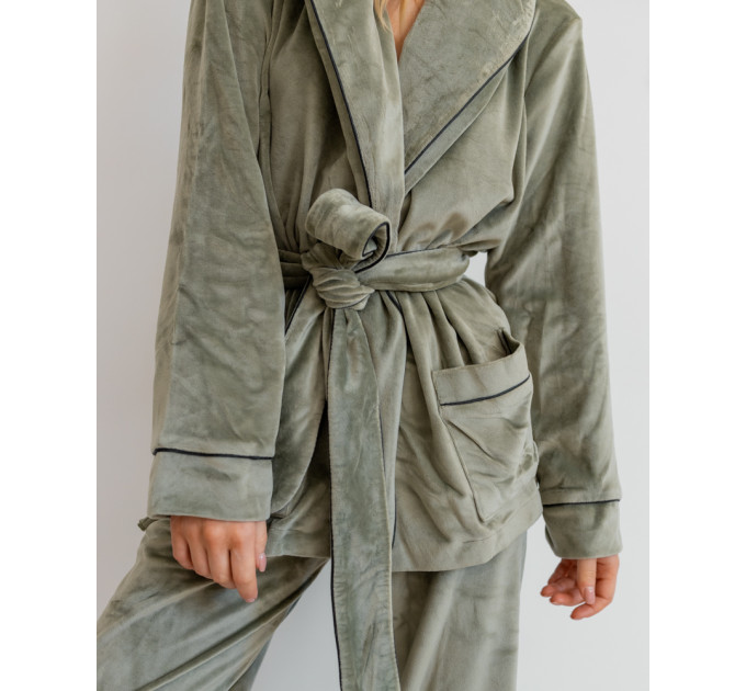 Eva Pistachio pajama suit