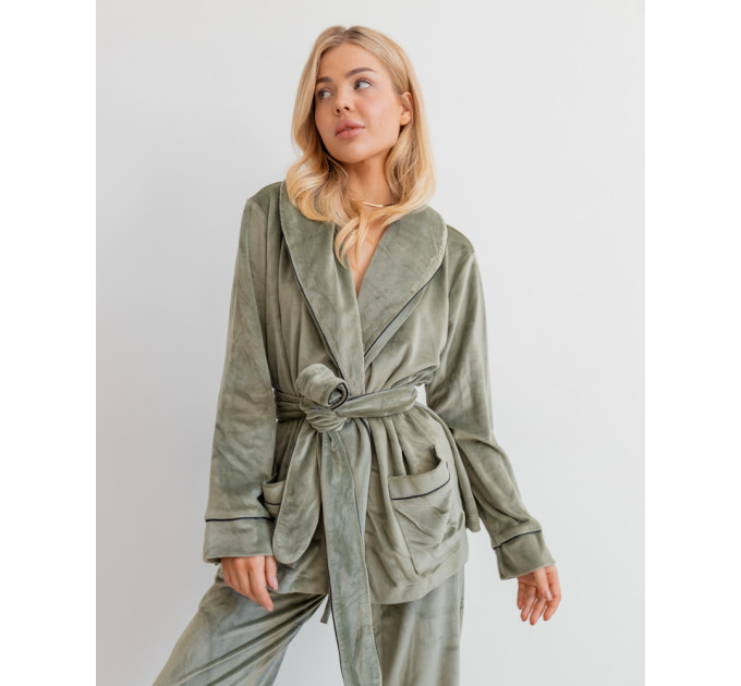 Eva Pistachio pajama suit