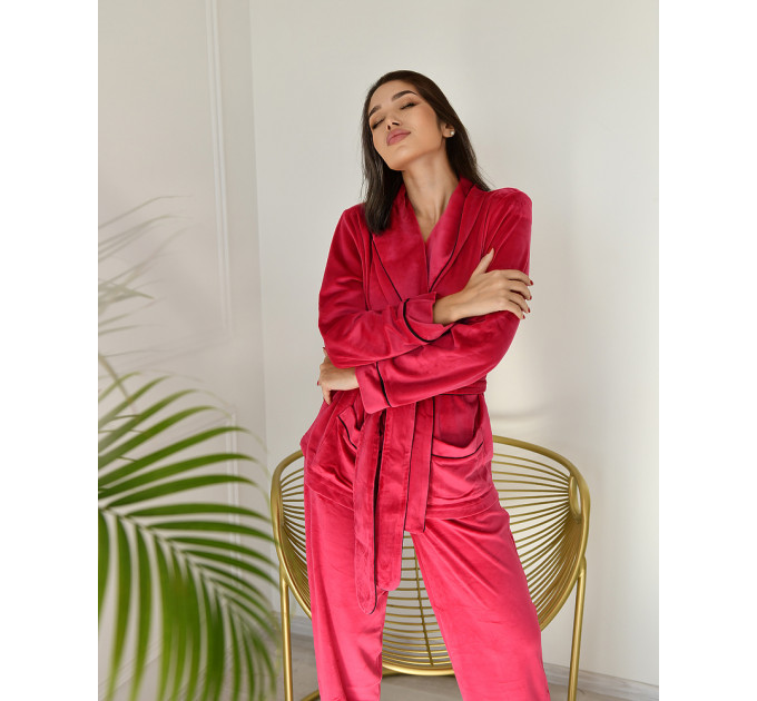 Eva Red pajama suit