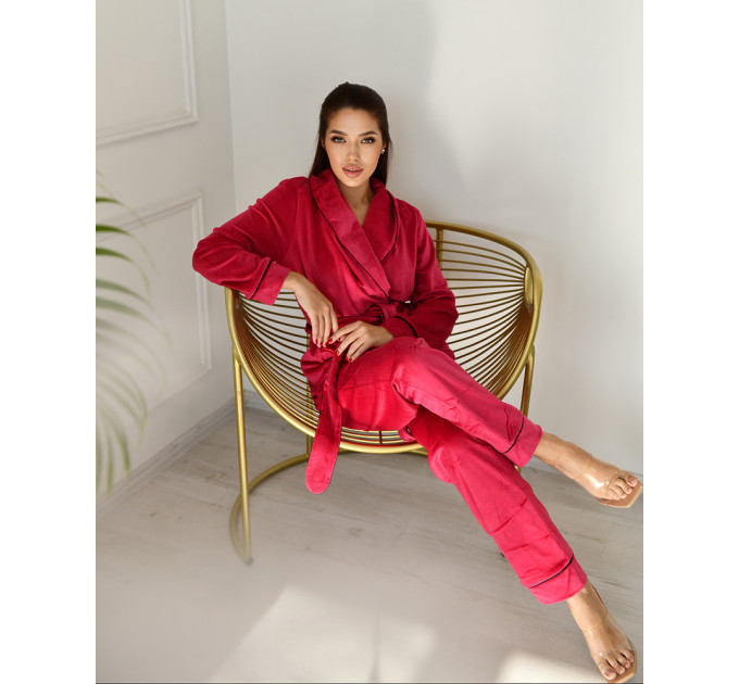 Eva Red pajama suit