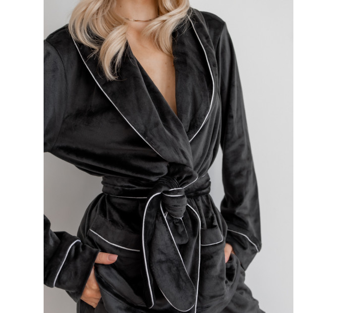 Eva Black pajama suit