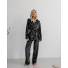 Eva Black pajama suit