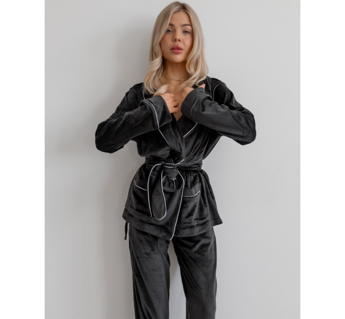 Eva Black pajama suit